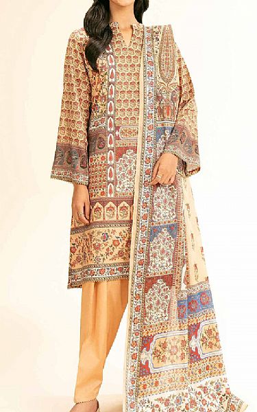Nishat Multi Lawn Suit | Pakistani Lawn Dress in USA- Image 1