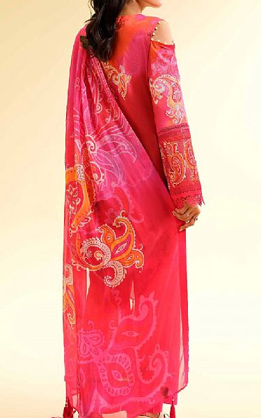 Nishat Pink Lawn Suit | Pakistani Lawn Dress in USA- Image 2