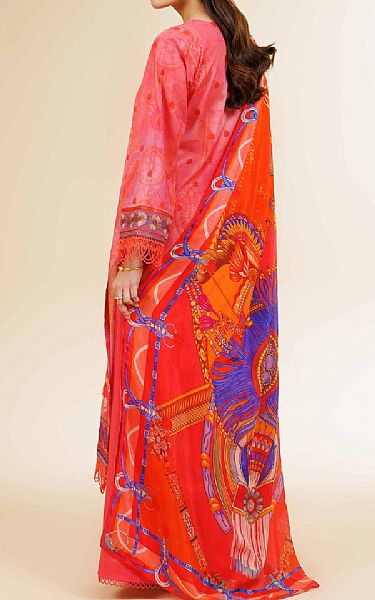 Nishat Brink Pink Lawn Suit | Pakistani Lawn Dress in USA- Image 2