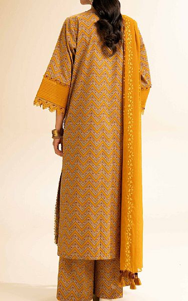Nishat Cadmium Orange Cambric Suit | Pakistani Lawn Dress in USA- Image 2