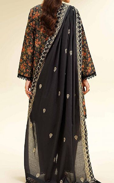 Nishat Black Cambric Suit | Pakistani Lawn Dress in USA- Image 2