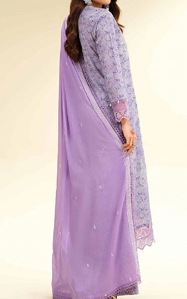 Nishat Lilac Cambric Suit | Pakistani Lawn Dress in USA- Image 2