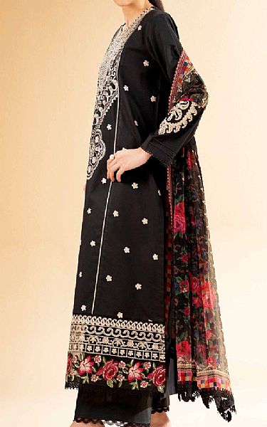 Nishat Black Cambric Suit | Pakistani Lawn Dress in USA- Image 2