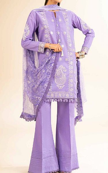 Nishat Lavender Cambric Suit | Pakistani Lawn Dress in USA- Image 1