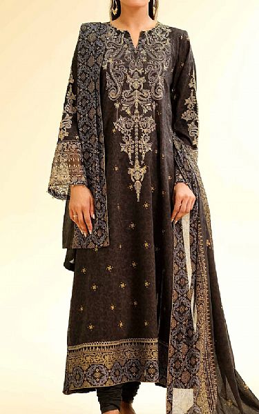 Nishat Black Lawn Suit | Pakistani Lawn Dress in USA- Image 1