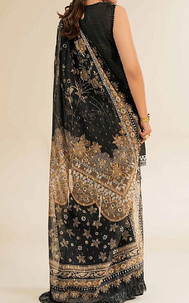 Nishat Black Lawn Suit | Pakistani Lawn Dress in USA- Image 2