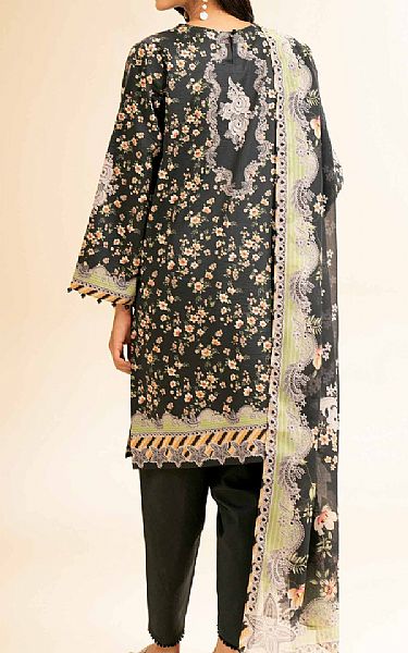 Nishat Black Cambric Suit | Pakistani Lawn Dress in USA- Image 2
