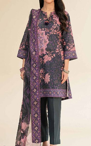 Nishat Black Cambric Suit | Pakistani Lawn Dress in USA- Image 1