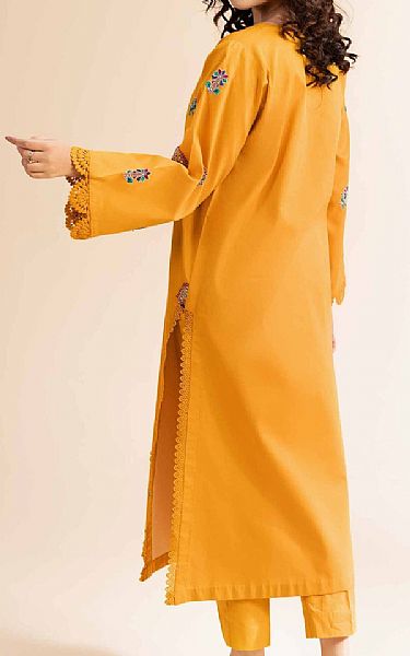 Nishat Butterscotch Dobby Suit (2 pcs) | Pakistani Winter Dresses in USA- Image 2