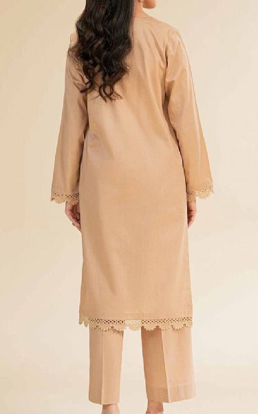Nishat Tan Cambric Suit (2 pcs) | Pakistani Lawn Dress in USA- Image 2