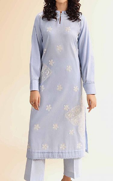 Nishat Lavender Dobby Suit (2 pcs) | Pakistani Winter Dresses in USA- Image 1