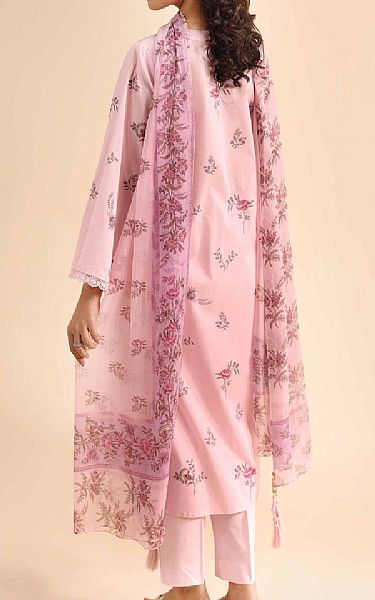 Nishat Pale Pink Cambric Suit (2 pcs) | Pakistani Lawn Dress in USA- Image 2