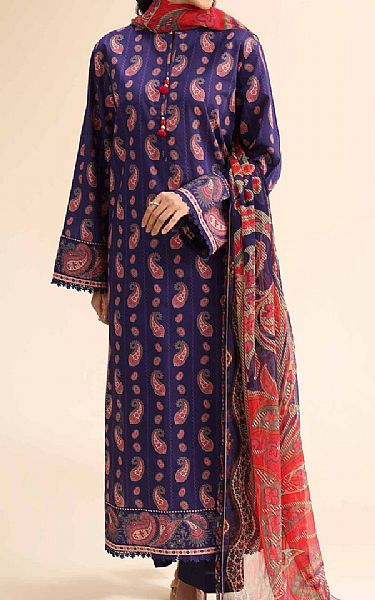 Nishat Purple Haze Cambric Suit (2 pcs) | Pakistani Lawn Dress in USA- Image 1
