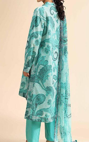 Nishat Aqua Cambric Suit (2 pcs) | Pakistani Lawn Dress in USA- Image 2