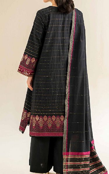 Nishat Black Jacquard Suit | Pakistani Lawn Dress in USA- Image 2