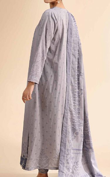 Nishat Grey Jacquard Suit | Pakistani Lawn Dress in USA- Image 2