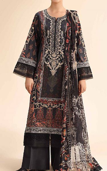 Nishat Black Cambric Suit | Pakistani Lawn Dress in USA- Image 1