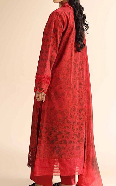 Nishat Persian Red Cambric Suit | Pakistani Lawn Dress in USA- Image 2
