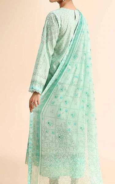 Nishat Sea Green Cambric Suit | Pakistani Lawn Dress in USA- Image 2