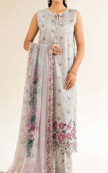 Nishat Grey Cambric Suit | Pakistani Lawn Dress in USA- Image 1