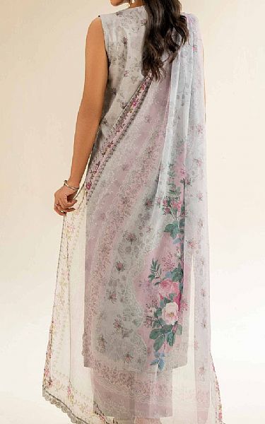 Nishat Grey Cambric Suit | Pakistani Lawn Dress in USA- Image 2