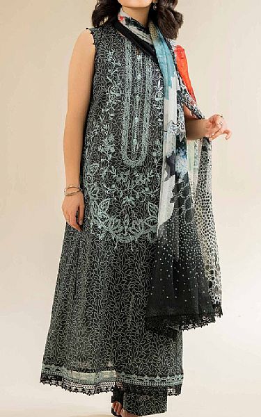 Nishat Black Cambric Suit | Pakistani Lawn Dress in USA- Image 1