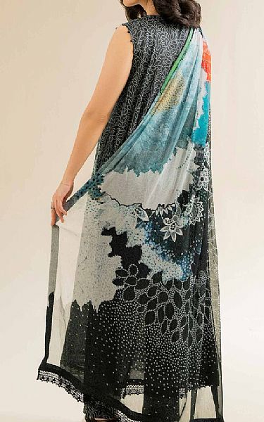 Nishat Black Cambric Suit | Pakistani Lawn Dress in USA- Image 2