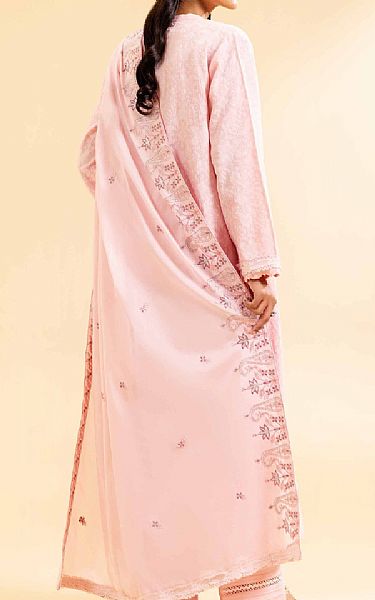 Nishat Light Pink Cotton Suit | Pakistani Lawn Dress in USA- Image 2