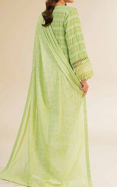 Nishat Light Moss Green Jacquard Suit | Pakistani Lawn Dress in USA- Image 2