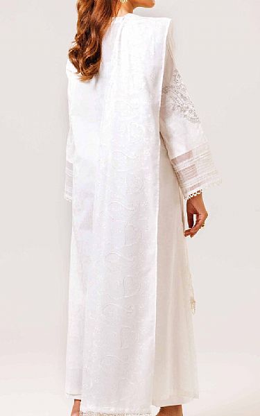 Nishat Off White Lawn Suit | Pakistani Lawn Dress in USA- Image 2