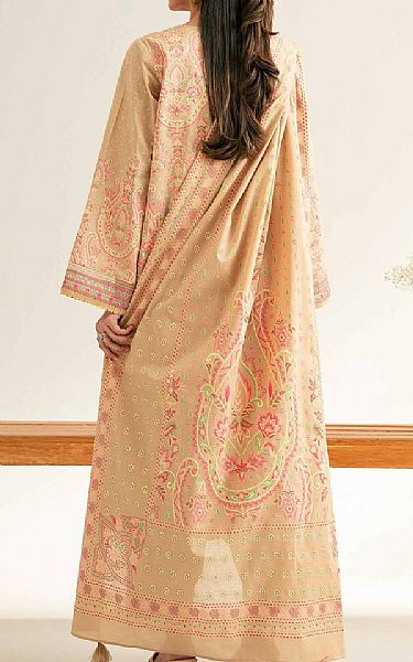 Nishat Tan Cambric Suit | Pakistani Lawn Dress in USA- Image 2