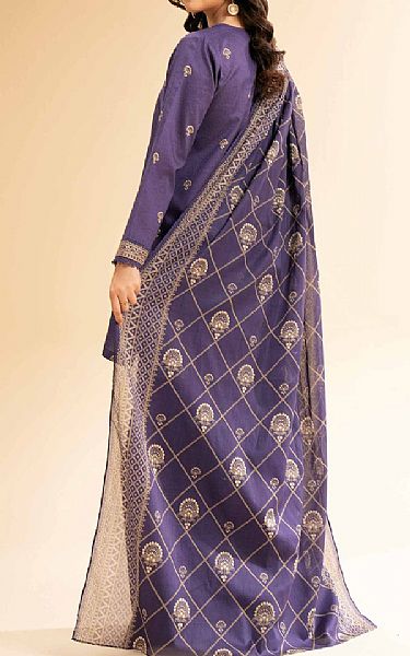 Nishat Purple Lawn Suit (2 pcs) | Pakistani Lawn Dress in USA- Image 2