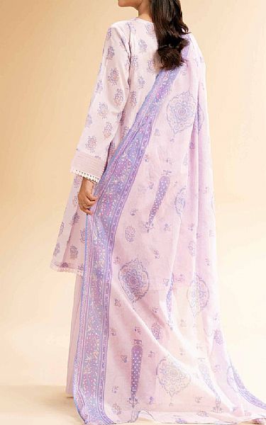 Nishat Light Pink Lawn Suit (2 pcs) | Pakistani Lawn Dress in USA- Image 2