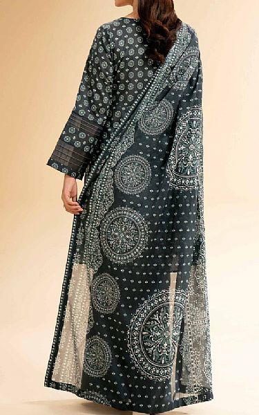Nishat Black Lawn Suit (2 pcs) | Pakistani Lawn Dress in USA- Image 2
