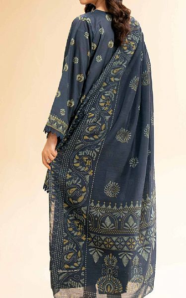 Nishat Deep Blue Lawn Suit (2 pcs) | Pakistani Lawn Dress in USA- Image 2