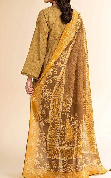 Nishat Harvest Gold Lawn Suit (2 pcs) | Pakistani Lawn Dress in USA- Image 2
