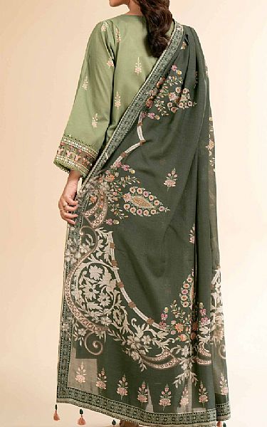 Nishat Green Lawn Suit (2 pcs) | Pakistani Lawn Dress in USA- Image 2