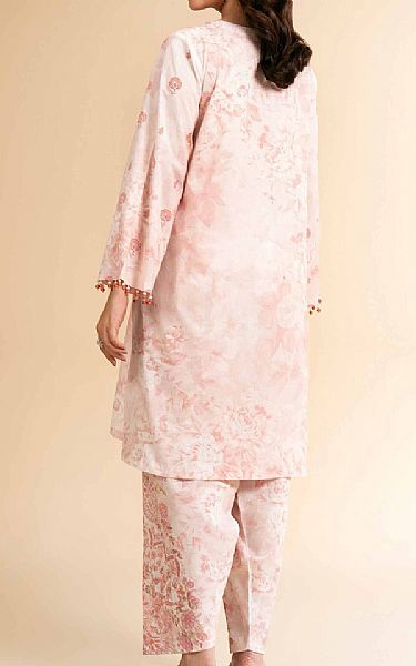 Nishat Pastel Pink Cambric Suit (2 pcs) | Pakistani Lawn Dress in USA- Image 2