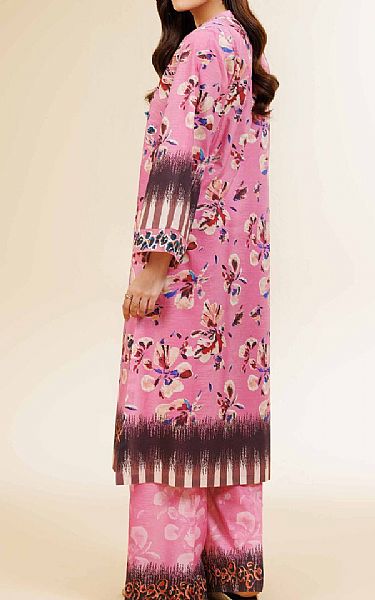 Nishat Baby Pink Cambric Suit (2 pcs) | Pakistani Lawn Dress in USA- Image 2