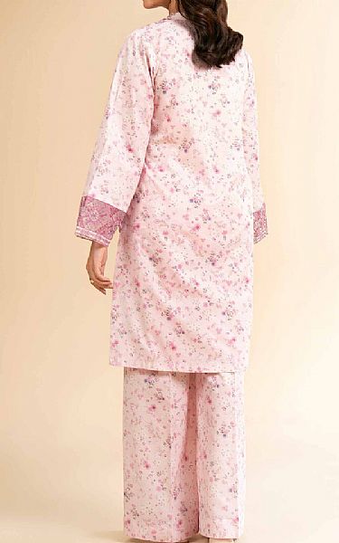 Nishat Pale Pink Cambric Suit (2 pcs) | Pakistani Lawn Dress in USA- Image 2