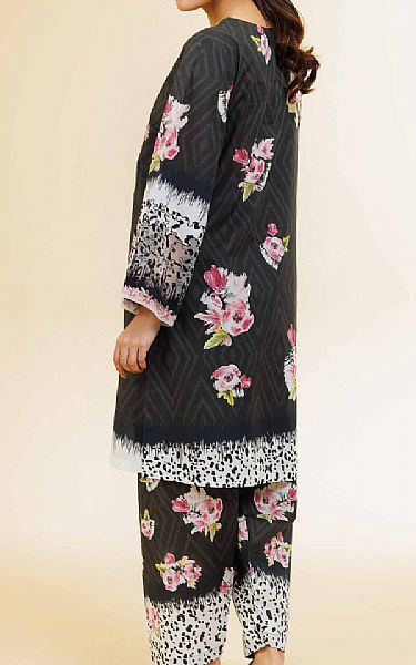 Nishat Black Cambric Suit (2 pcs) | Pakistani Lawn Dress in USA- Image 2