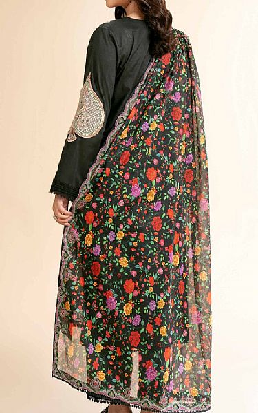 Nishat Black Cambric Suit | Pakistani Lawn Dress in USA- Image 2