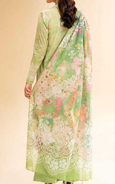 Nishat Light Green Lawn Suit | Pakistani Lawn Dress in USA- Image 2