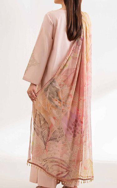 Nishat Pastel Pink Cambric Suit | Pakistani Lawn Dress in USA- Image 2