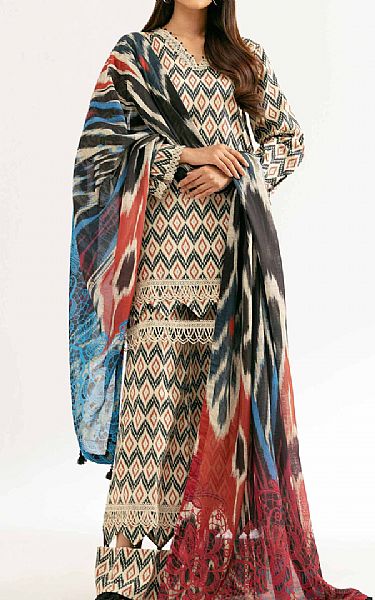 Nishat Multi Lawn Suit | Pakistani Lawn Dress in USA- Image 1