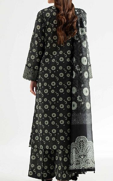 Nishat Black Lawn Suit | Pakistani Lawn Dress in USA- Image 2