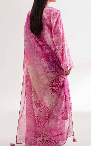Nishat Pink Lawn Suit | Pakistani Lawn Dress in USA- Image 2