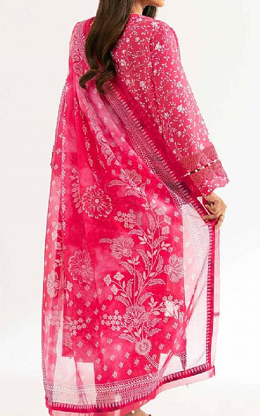 Nishat Warm Pink Lawn Suit | Pakistani Lawn Dress in USA- Image 2
