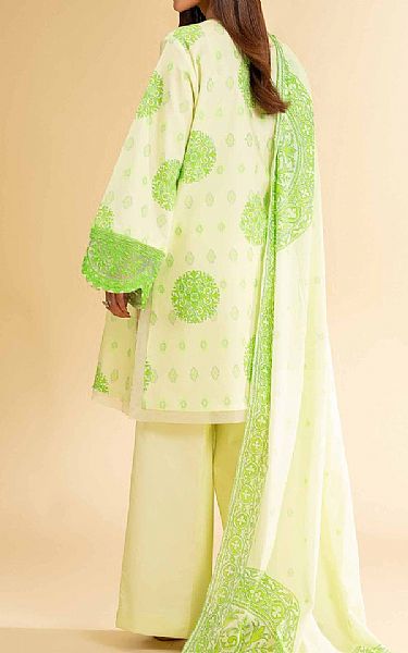 Nishat Pastel Green Jacquard Suit | Pakistani Lawn Dress in USA- Image 2