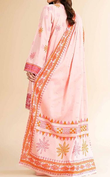 Nishat Light Pink Jacquard Suit | Pakistani Lawn Dress in USA- Image 2